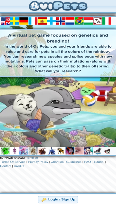 OviPets - A virtual pet game focused on genetics and breeding!