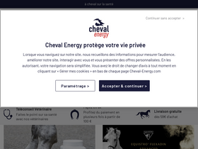 'cheval-energy.com' screenshot