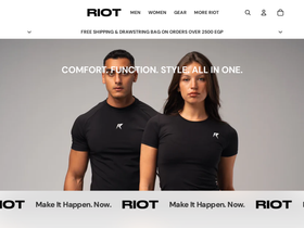 Riot website screenshot