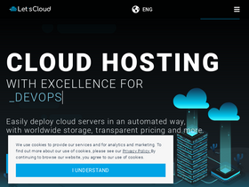 'letscloud.io' screenshot