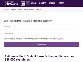 'leftfootforward.org' screenshot