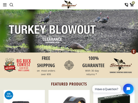 'simmonssportinggoods.com' screenshot