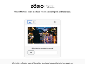 'zodio.fr' screenshot