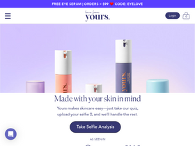 'lovefromyours.com' screenshot