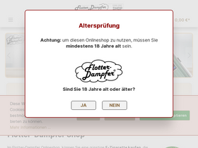 'flotter-dampfer.de' screenshot