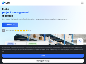 'larksuite.com' screenshot