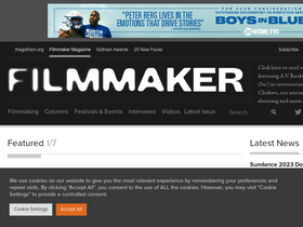 'filmmakermagazine.com' screenshot