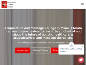 'amcollege.edu' screenshot