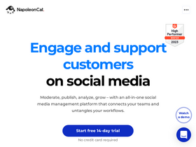 'napoleoncat.com' screenshot