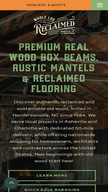 wholeloglumber.com