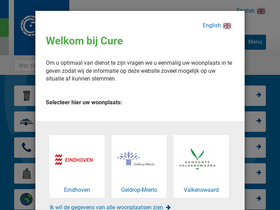 'cure-afvalbeheer.nl' screenshot