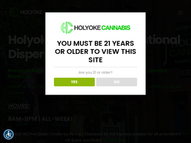 'holyokecannabis.com' screenshot