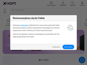 'x-kom.pl' screenshot