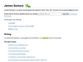 'jsomers.net' screenshot