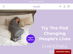 Nestishop website screenshot