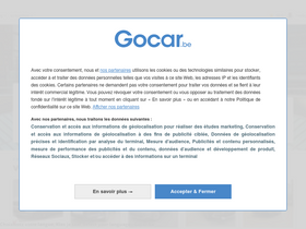 'gocar.be' screenshot