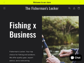 thefishermanslocker.com homepage screenshot