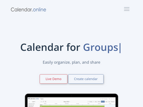 'calendar.online' screenshot