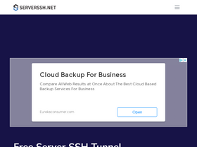 'serverssh.net' screenshot
