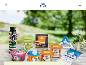 'tine.no' screenshot