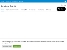 'panduanteknisi.com' screenshot
