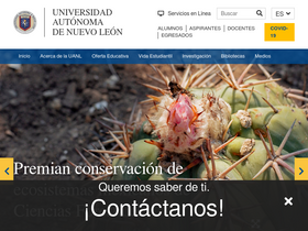 'uanl.mx' screenshot