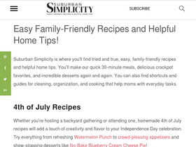 'suburbansimplicity.com' screenshot