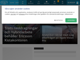 'idg.se' screenshot
