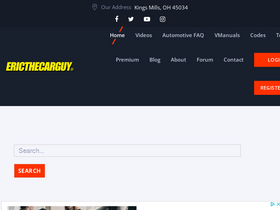 'ericthecarguy.com' screenshot