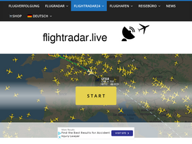 'flightradar.live' screenshot