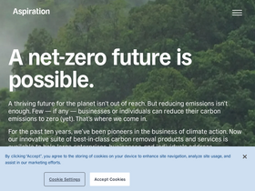 'aspiration.com' screenshot