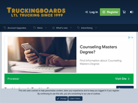 'truckingboards.com' screenshot