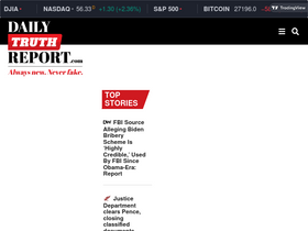 'dailytruthreport.com' screenshot