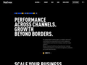 'nativex.com' screenshot