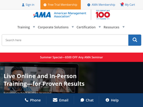 'amanet.org' screenshot