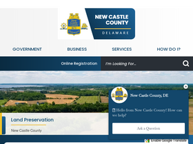 'newcastlede.gov' screenshot