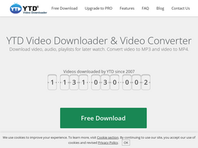 'ytddownloader.com' screenshot