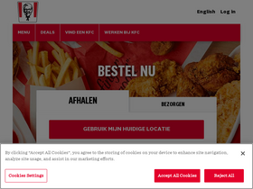 'kfc.nl' screenshot