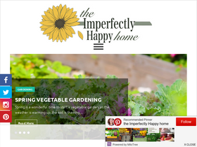 'imperfectlyhappy.com' screenshot