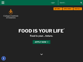 'culinary.edu' screenshot