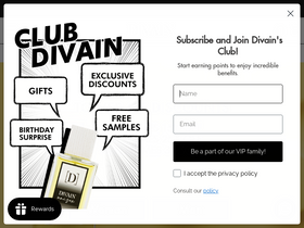 'divainparfums.com' screenshot