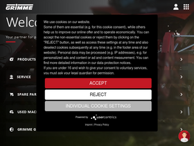 'grimme.com' screenshot