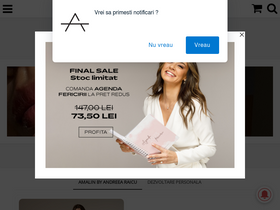 'andreearaicu.ro' screenshot