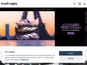 'lovell-rugby.co.uk' screenshot