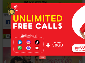 'hirufm.lk' screenshot