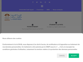 'fstg-marrakech.ac.ma' screenshot