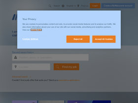 'manpower.ch' screenshot