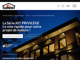 'maisonlaprise.com' screenshot