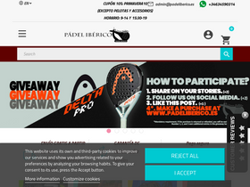 'padeliberico.es' screenshot