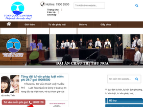 'luattoanquoc.com' screenshot